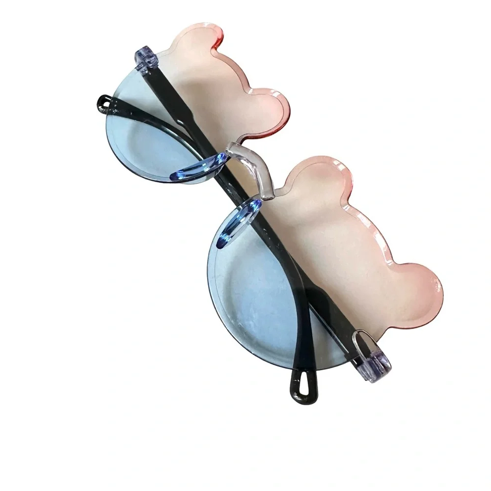 ⭐️ 5 for $25 Kids Bear Shaped Sunglasses with Pink & Blue Lenses